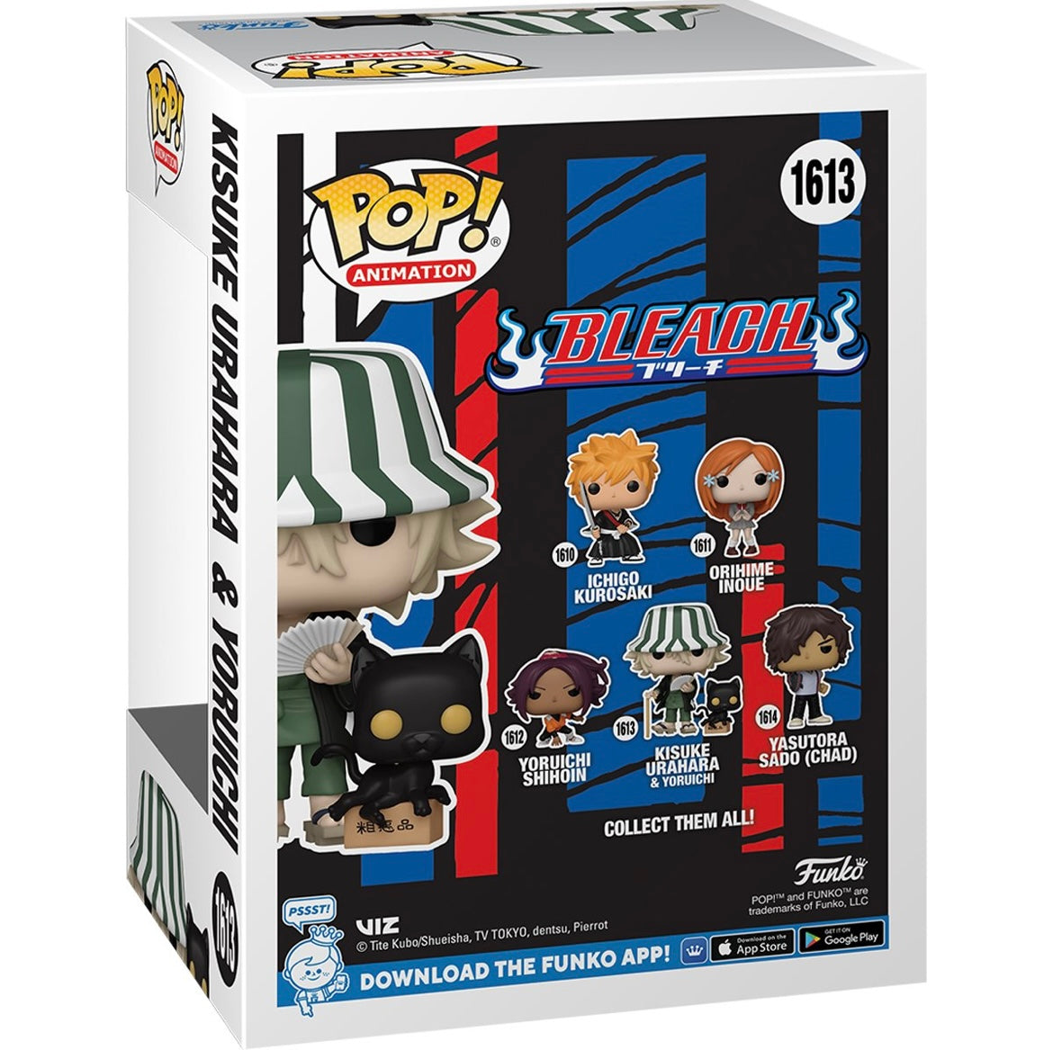 Funko Pop! Bleach Kisuke Urahara and Yoruichi as cat