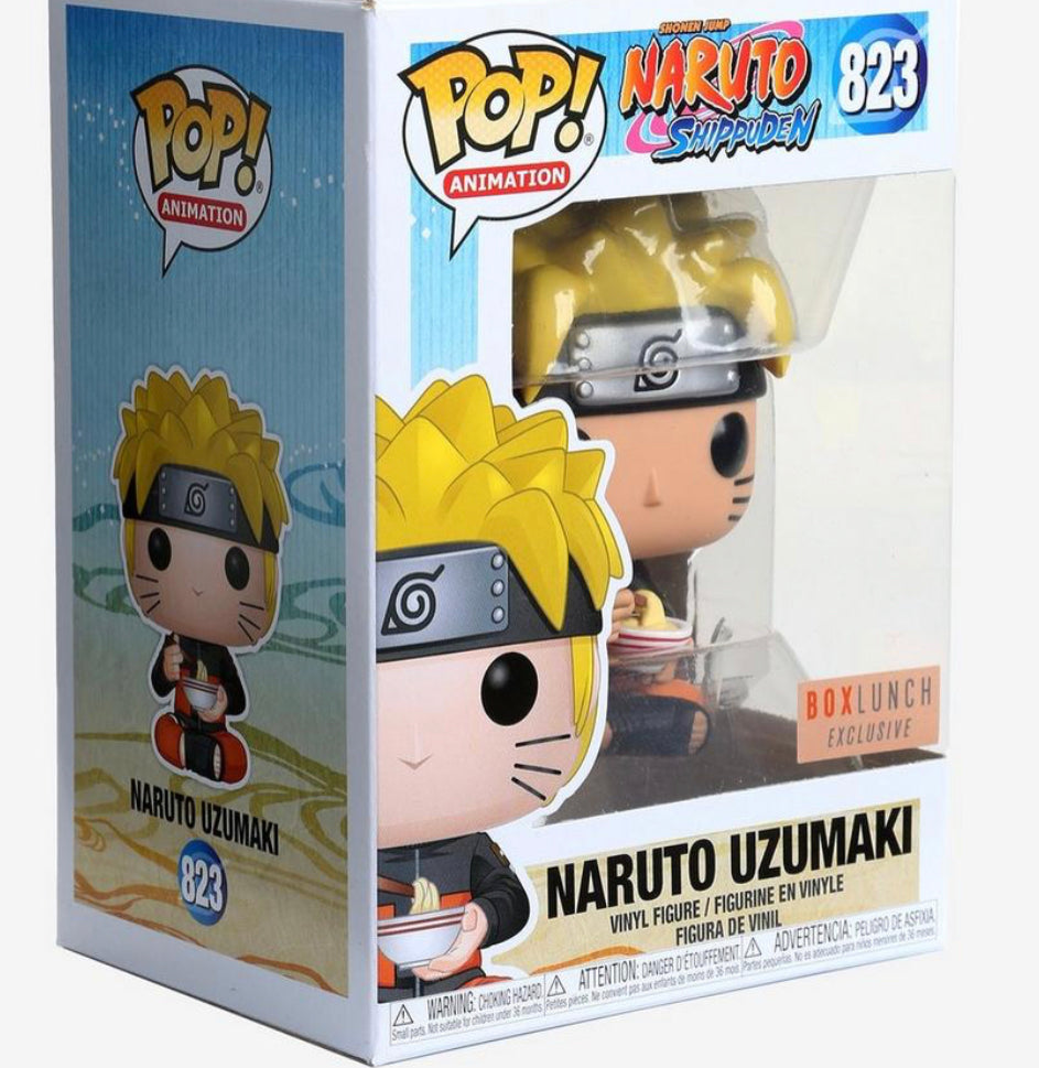Funko Pop! Animation Naruto Shippuden Naruto Uzumaki Eating Ramen- BoxLunch Exclusive