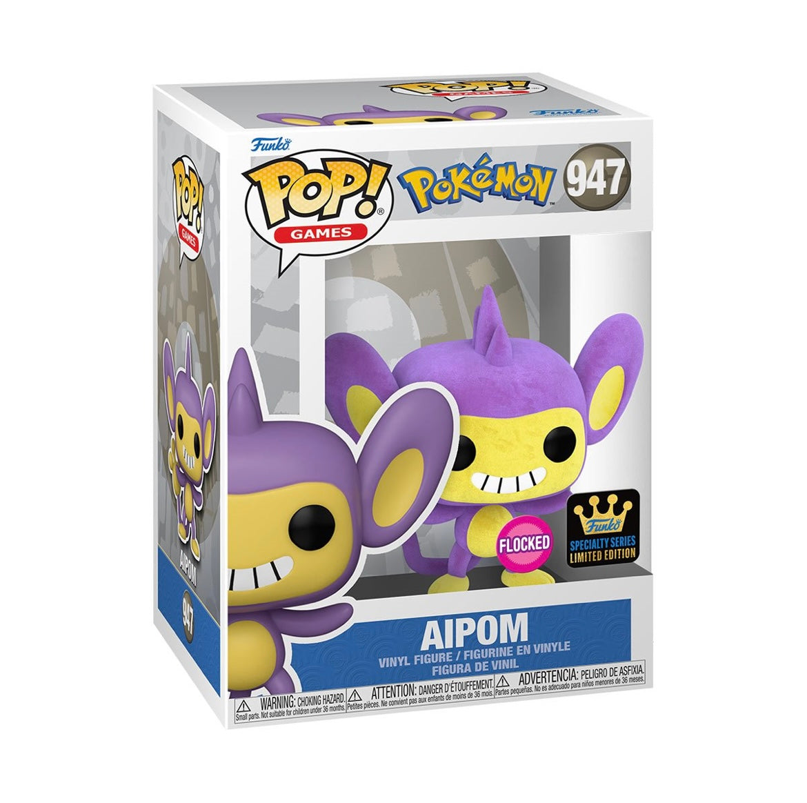 Funko Pop! Pokémon Aipom Flocked