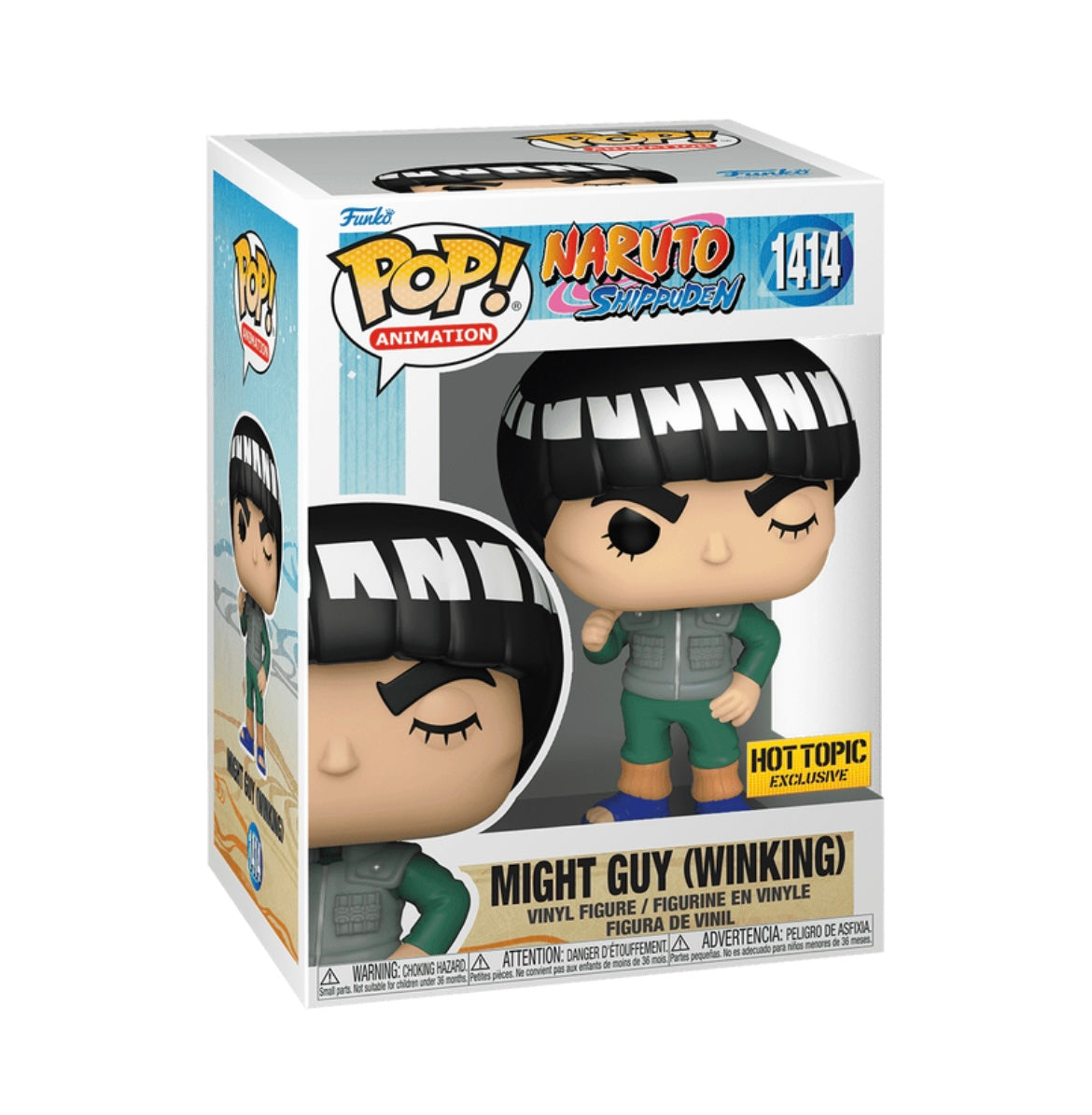 Funko Pop! Naruto Shippuden Might Guy (Winking) Hot Topic Exclusive