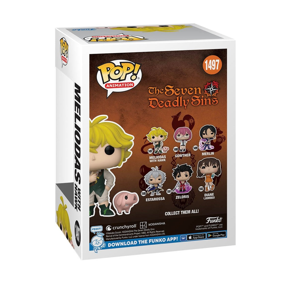 Funko Pop! Seven Deadly Sins Meliodas and Hawk