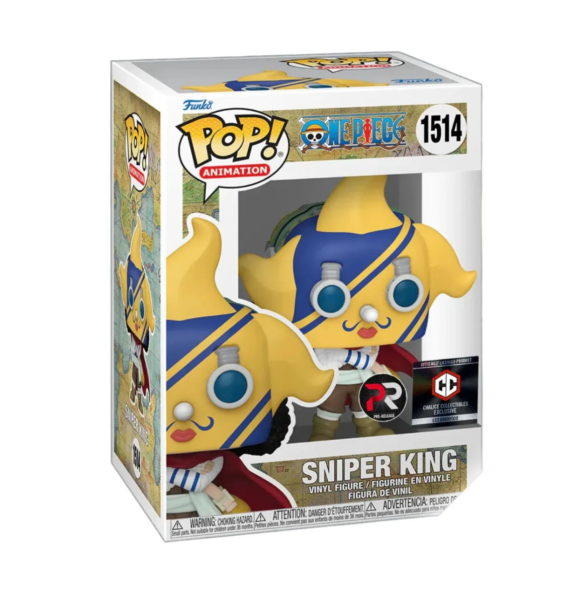 Funko Pop! One Piece Sniper King Chalice Collectible Exclusive (Pre-Release Sticker)