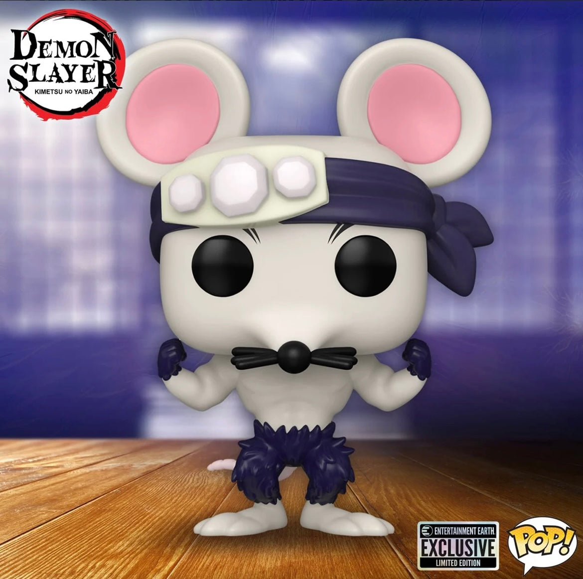 Funko Pop! Demon Slayer Muscle Mouse Entertainment Earth Exclusive