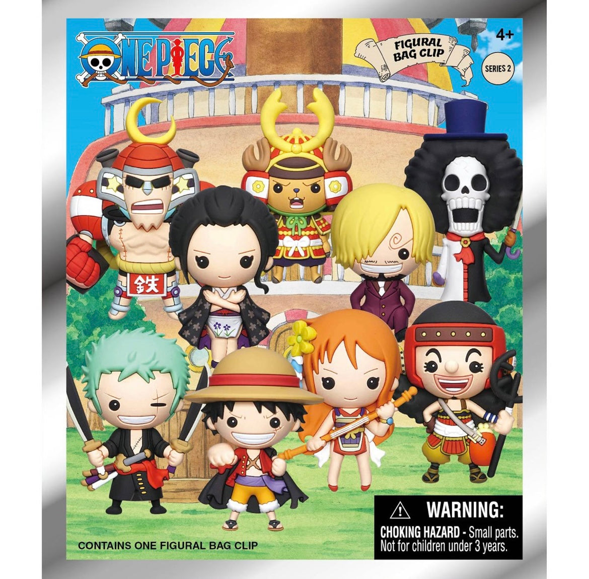 One Piece Series 2 3D Foam Bag Clip