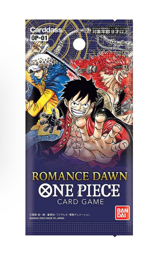One Piece Trading Card Game Romance Dawn OP-01 Japanese Booster Pack