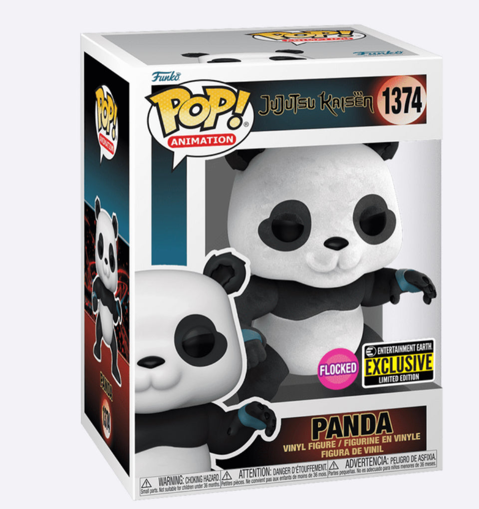 Funko Pop! Jujutsu Kaisen Panda Flocked Entertainment Earth Exclusive