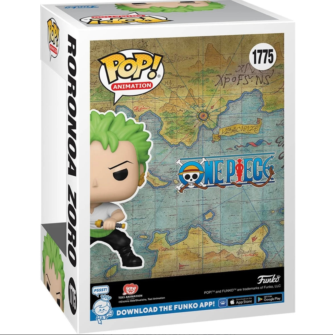 Pre-Order Funko Pop! One Piece Roronoa Zoro with Swords (Chance of Chase)