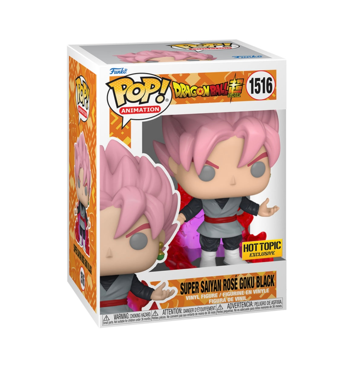 Funko Pop! Dragon Ball Super Super Sayain Rose Goku Black (Hot Topic Exclusive GITD)