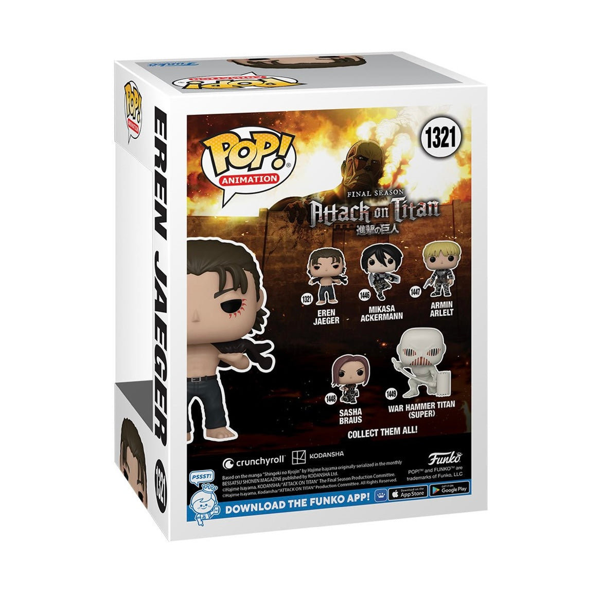 Funko Pop! Attack on Titan Eren Jeager