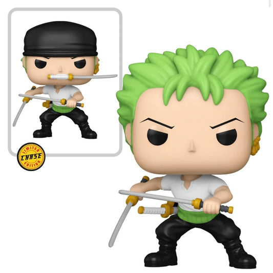 Pre-Order Funko Pop! One Piece Roronoa Zoro with Swords (Chance of Chase)