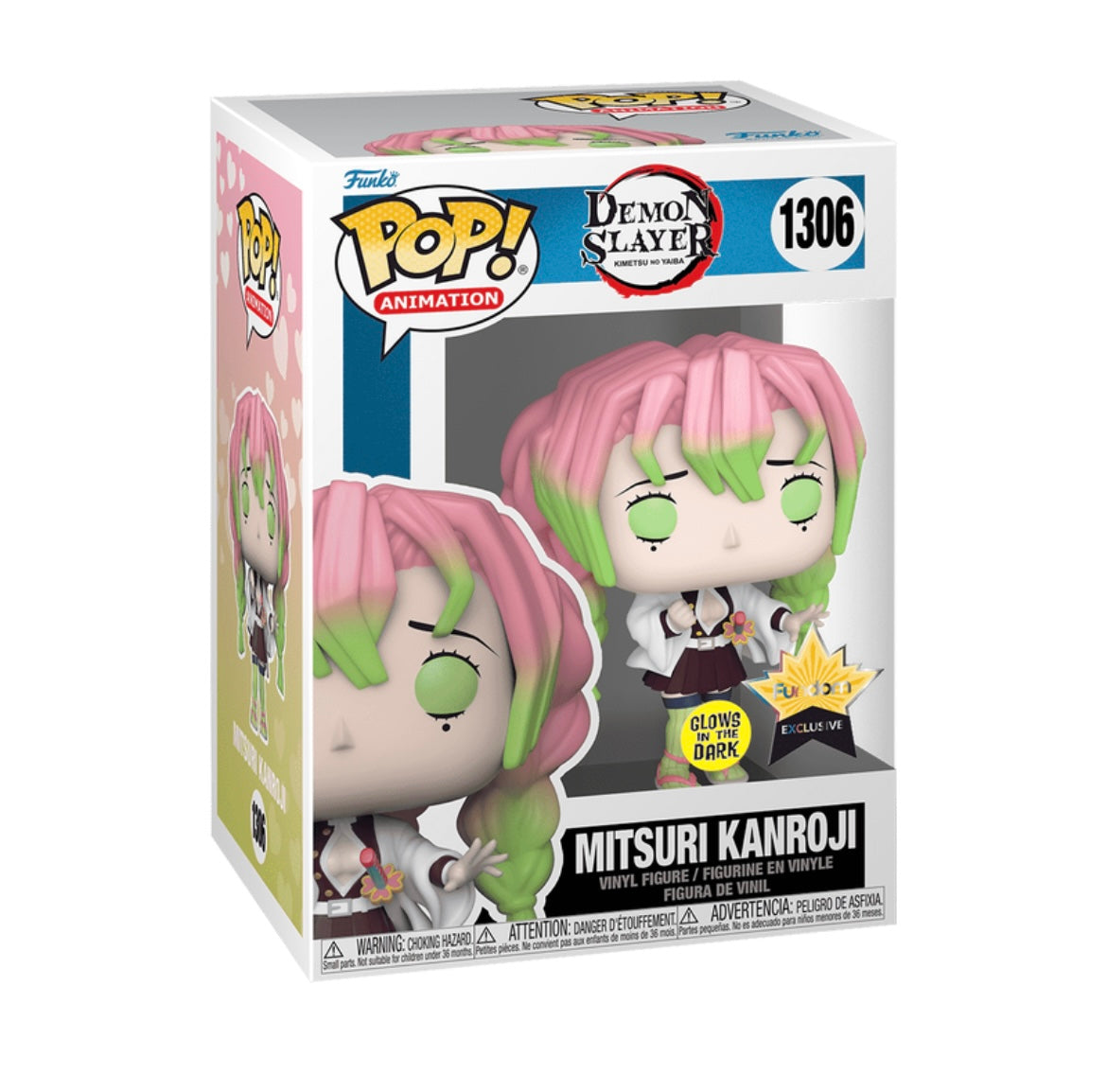 Funko Pop! Demon Slayer Mitsuri Kanroji (Glow in the Dark Fundom Exclusive)