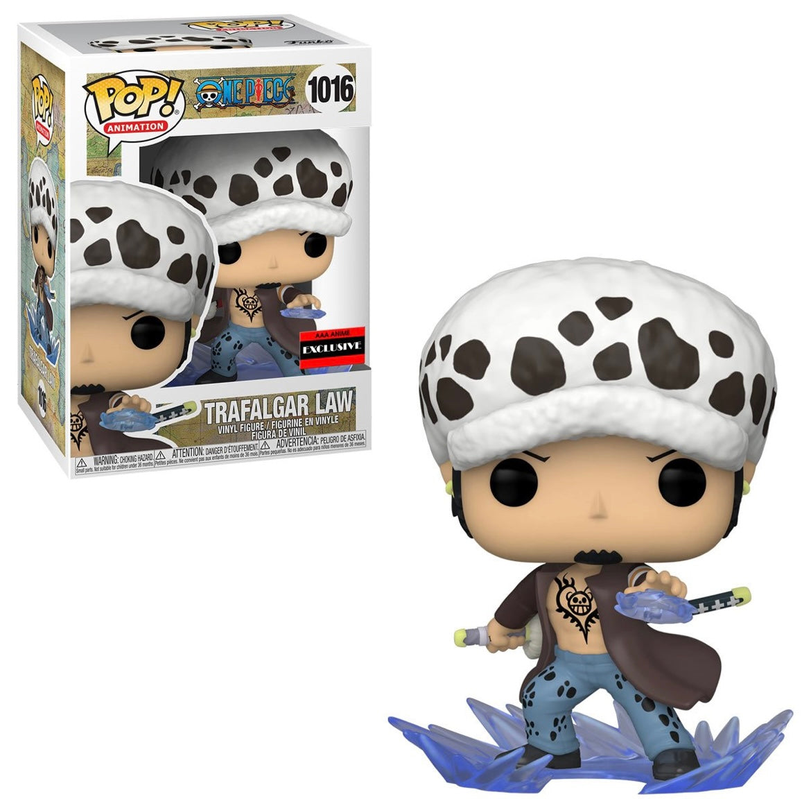 Funko Pop! One Piece Trafalgar Law Room Attack  AAA Anime Exclusive