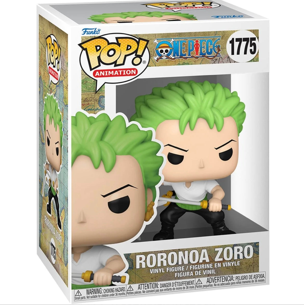 Pre-Order Funko Pop! One Piece Roronoa Zoro with Swords (Chance of Chase)