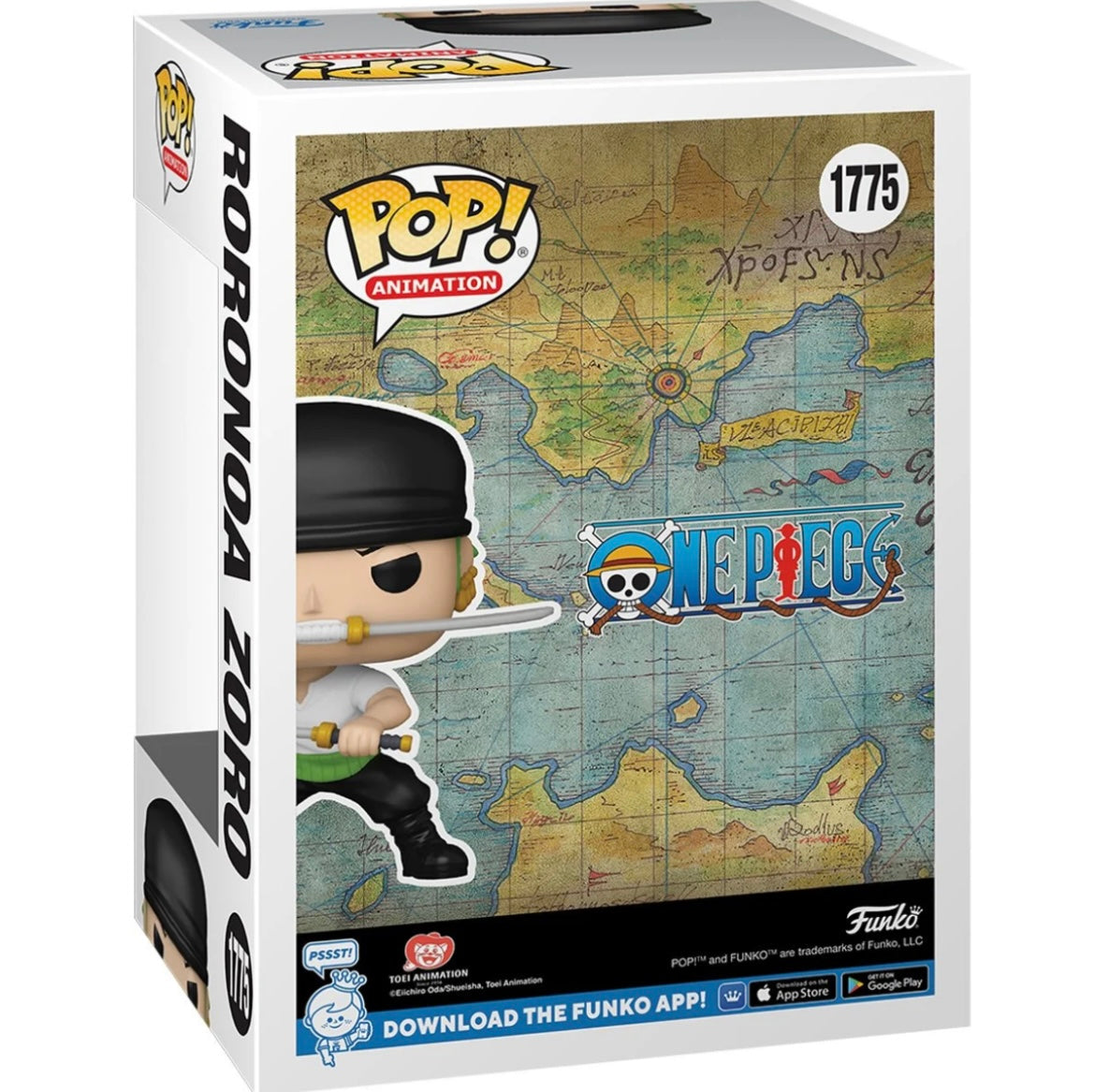 Pre-Order Funko Pop! One Piece Roronoa Zoro with Swords (Chance of Chase)