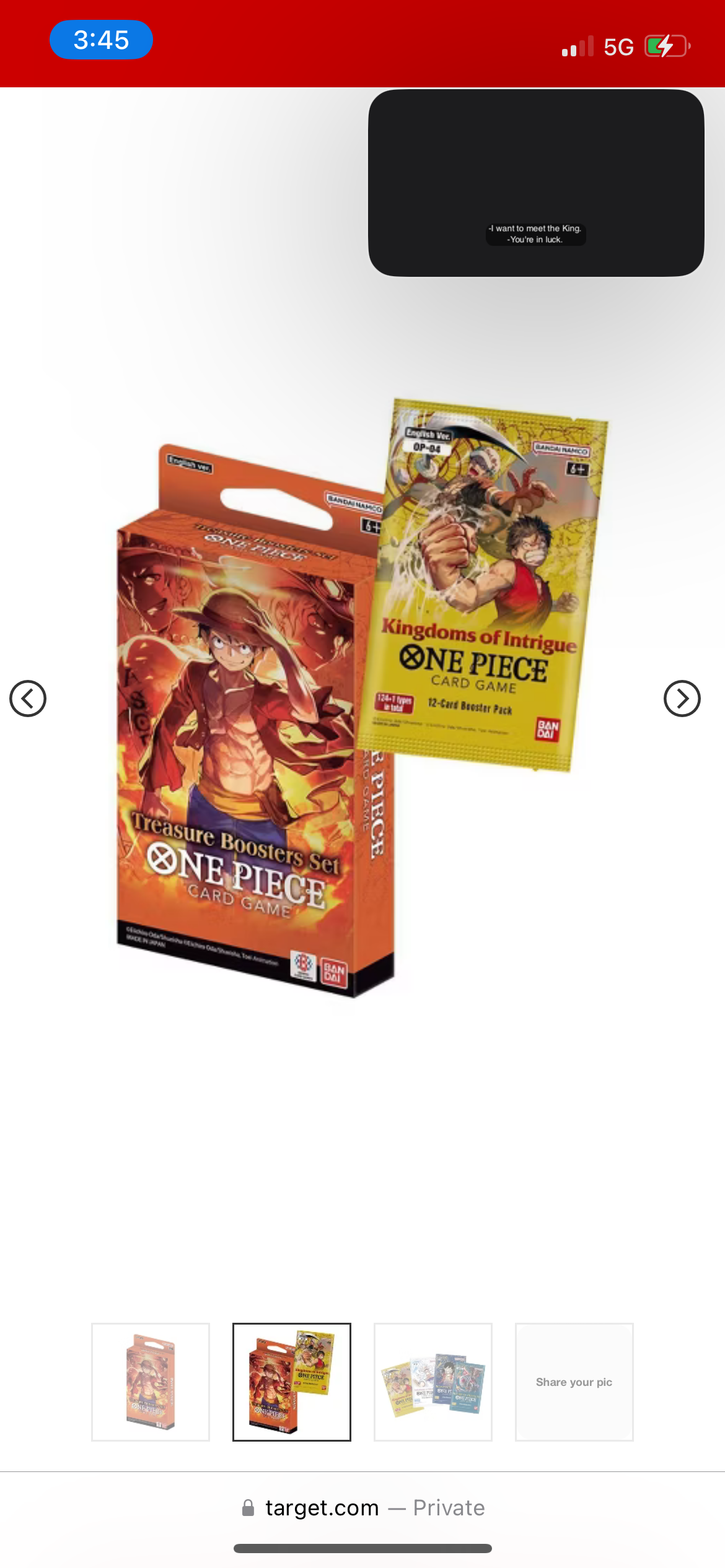 One Piece Treasure Booster Set